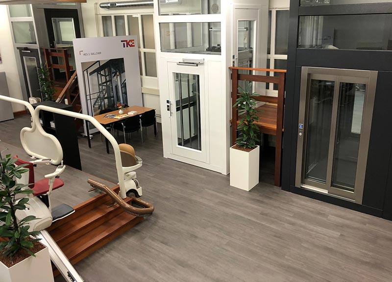 Huislift en traplift showroom