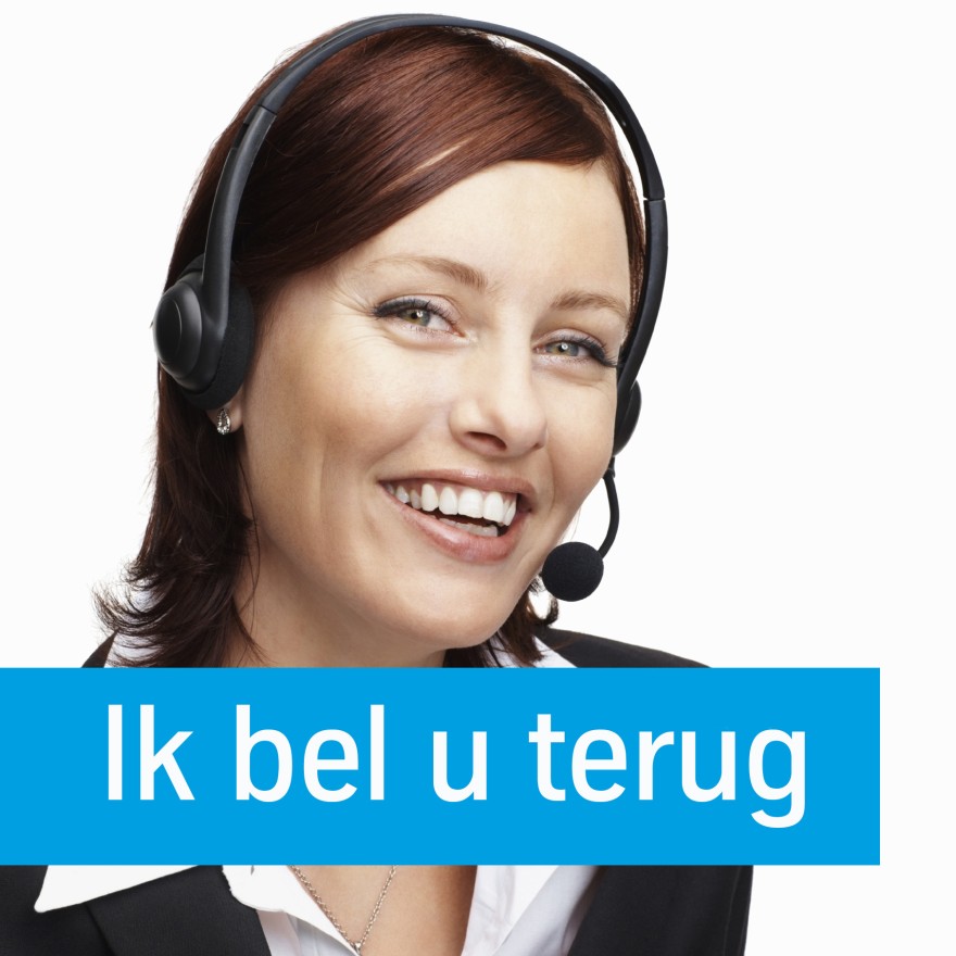 Wij bellen u terug