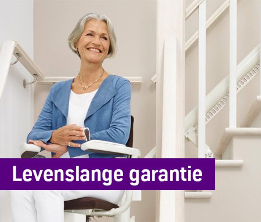 Levenslange garantie op alle trapliften van TK Home Solutions