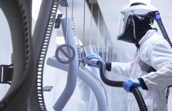 Stairlifts powder coating Stairlifts powder coating